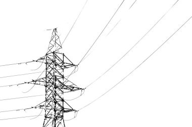 şehir kavramı, elektrik hattı arkaplan görüntüsü  