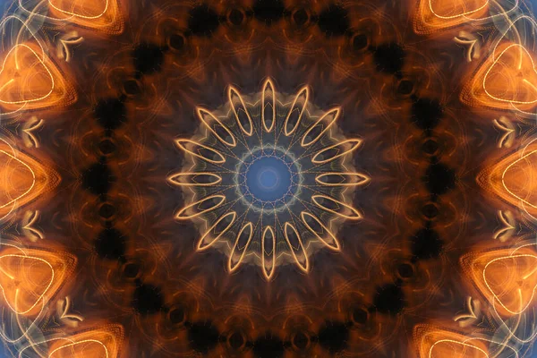 Kleurrijke Abstracte Achtergrond Fantasie Mandala Concept — Stockfoto