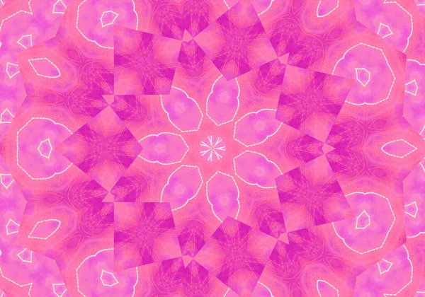 Fondo Abstracto Colorido Fantasía Mandala Concepto — Foto de Stock