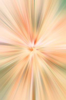 Dinamik ışık huzmeleri. Uzayda bir parlama perspektife giriyor