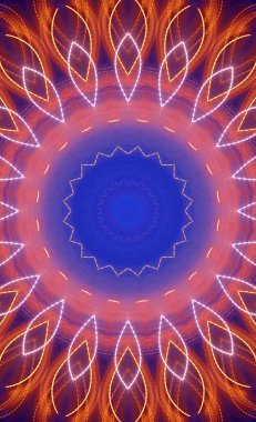 Renkli soyut arka plan. Fantezi mandala konsepti