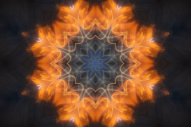 Renkli soyut arka plan. Fantezi mandala konsepti