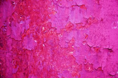 Paslanmış eski boyanmış doku arkaplanı.