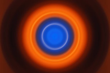 Çember desenli soyut renkli mandala