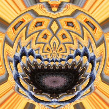 soyut kaleydoskopik şekil gizemli arkaplan 