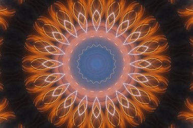 Renkli soyut arka plan. Fantezi mandala konsepti