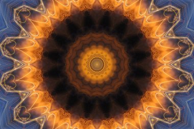 Renkli soyut arka plan. Fantezi mandala konsepti