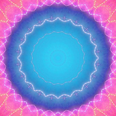 Renkli soyut arka plan. Fantezi mandala konsepti