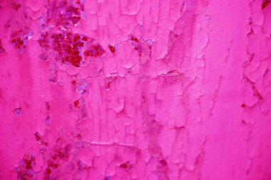 Paslanmış eski boyanmış doku arkaplanı.