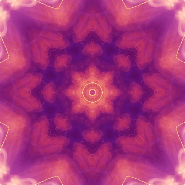 Fondo Abstracto Colorido Fantasía Mandala Concepto — Foto de Stock