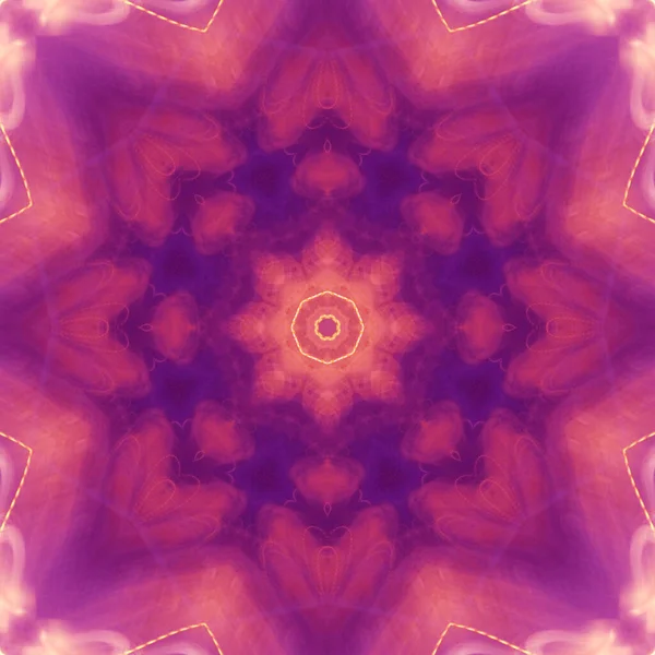 Kleurrijke Abstracte Achtergrond Fantasie Mandala Concept — Stockfoto