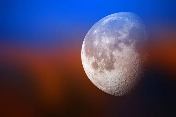 Большая Луна Фон Концепции Планеты — стоковое фото