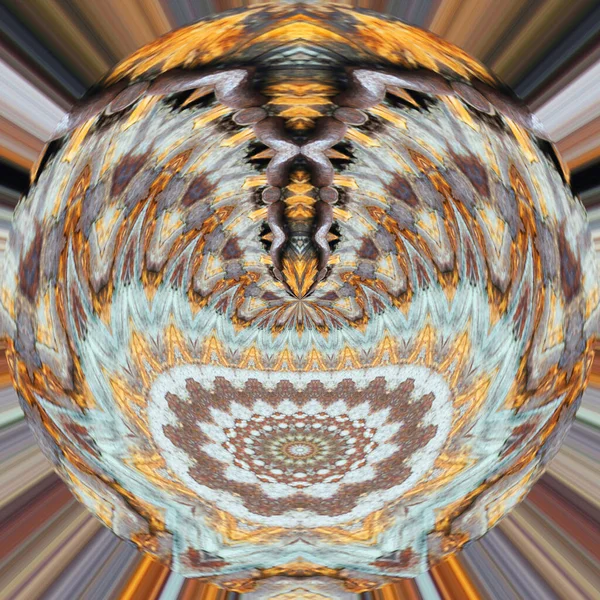 Elvont Kaleidoszkóp Alakú Misztikus Ezoterikus Háttér — Stock Fotó