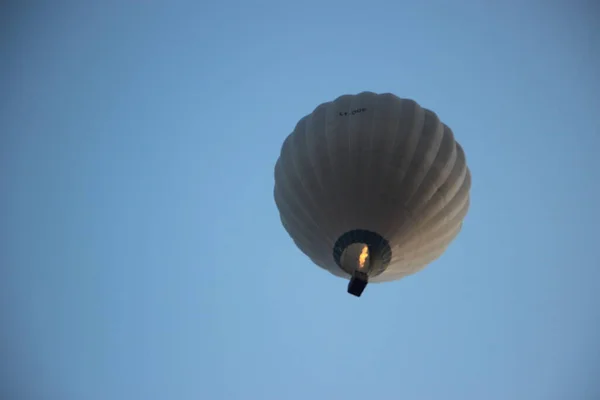 Hőlégballon Kilátás Égen — Stock Fotó