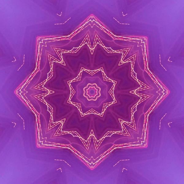 Kleurrijke Abstracte Achtergrond Fantasie Mandala Concept — Stockfoto