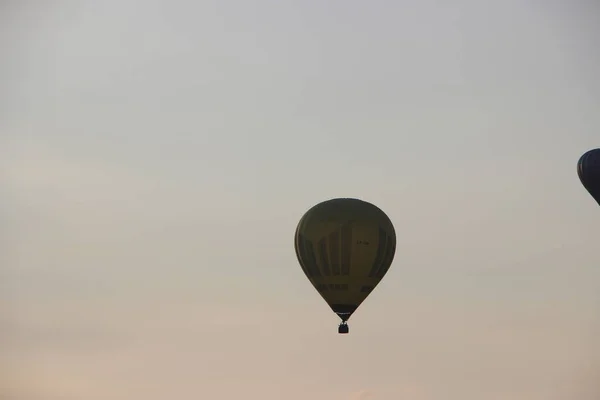 Výhled Horkovzdušný Balón Obloze — Stock fotografie