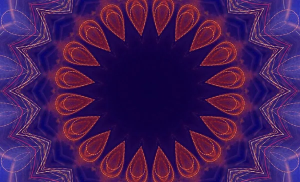 Kleurrijke Abstracte Achtergrond Fantasie Mandala Concept — Stockfoto