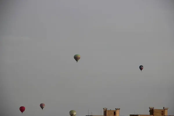 Hot Air Balloons View Sky — Stock Photo, Image