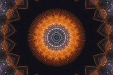 Renkli soyut arka plan. Fantezi mandala konsepti