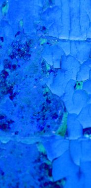 Çatlak mavi bir duvarın arka plan dokusu