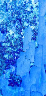 Çatlak mavi bir duvarın arka plan dokusu