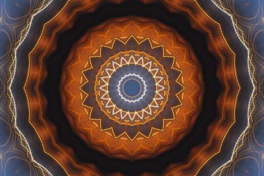 Renkli soyut arka plan. Fantezi mandala konsepti