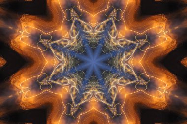 Renkli soyut arka plan. Fantezi mandala konsepti