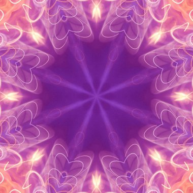 Renkli soyut arka plan. Fantezi mandala konsepti