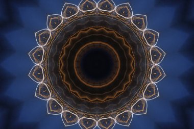 Renkli soyut arka plan. Fantezi mandala konsepti