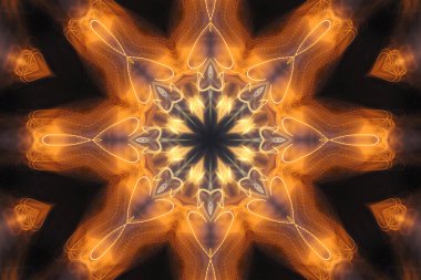 Renkli soyut arka plan. Fantezi mandala konsepti