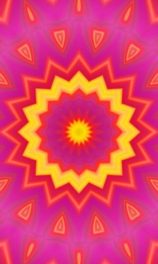 Renkli soyut arka plan. Fantezi mandala konsepti