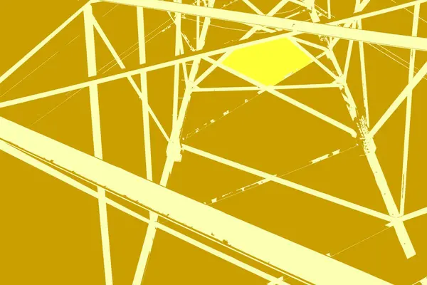 Fundo Urbano Abstrato Tons Amarelos — Fotografia de Stock