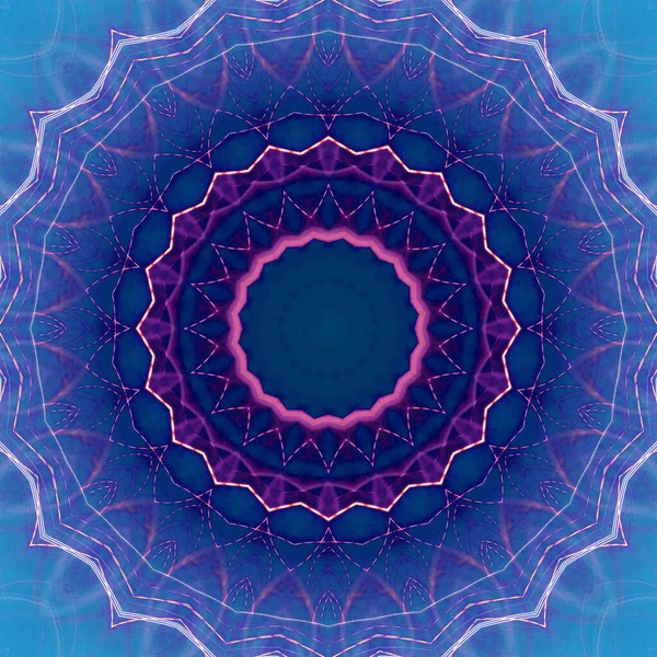 Kleurrijke Abstracte Achtergrond Fantasie Mandala Concept — Stockfoto