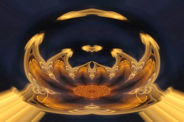 Színes Elvont Háttér Fantasy Mandala Koncepció — Stock Fotó