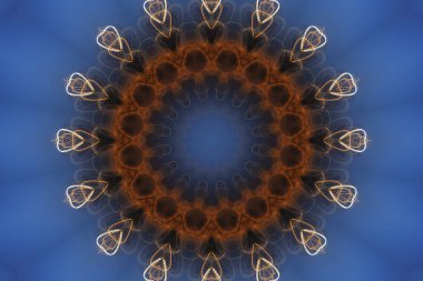 Renkli soyut arka plan. Fantezi mandala konsepti