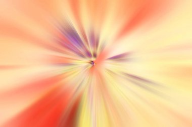 Dinamik ışık huzmeleri. Uzayda bir parlama perspektife giriyor