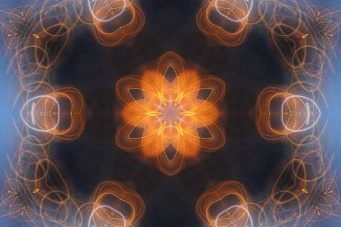 Renkli soyut arka plan. Fantezi mandala konsepti