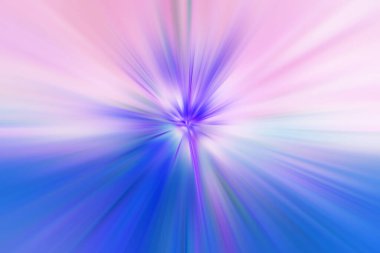 Dinamik ışık huzmeleri. Uzayda bir parlama perspektife giriyor