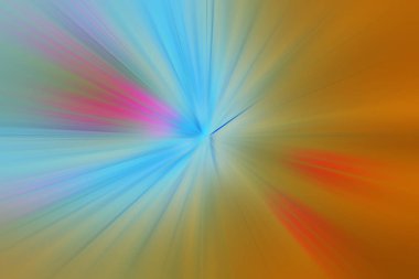 Çember desenli soyut renkli mandala