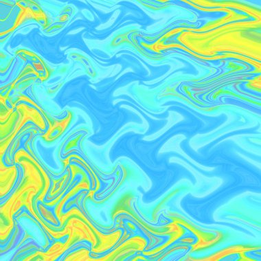 Renkli dalgalarda soyut arkaplan 