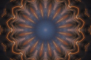 Renkli soyut arka plan. Fantezi mandala konsepti