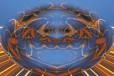 Renkli soyut arka plan. Fantezi mandala konsepti