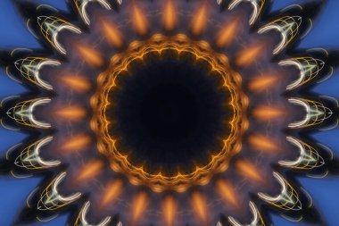 Renkli soyut arka plan. Fantezi mandala konsepti