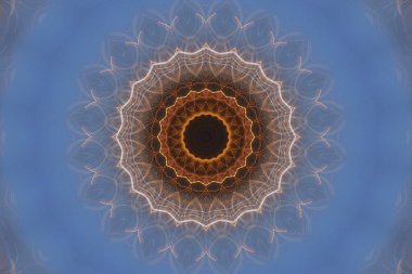 Renkli soyut arka plan. Fantezi mandala konsepti