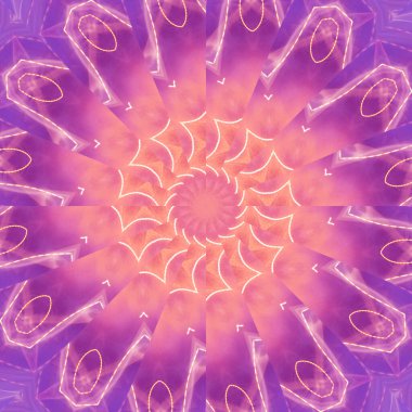 Renkli soyut arka plan. Fantezi mandala konsepti