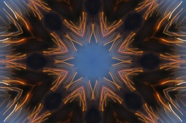 Renkli soyut arka plan. Fantezi mandala konsepti