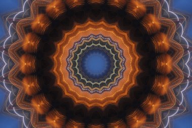 Renkli soyut arka plan. Fantezi mandala konsepti