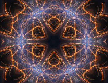 Renkli soyut arka plan. Fantezi mandala konsepti