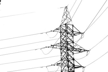 şehir kavramı, elektrik hattı arkaplan görüntüsü  