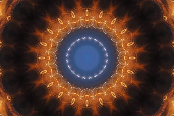 Kolorowe Abstrakcyjne Tło Fantasy Mandala Koncepcja — Zdjęcie stockowe